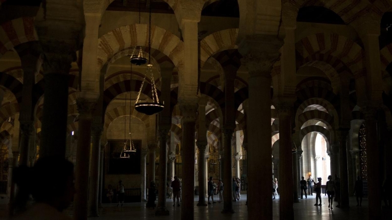 Interior de la Mezquita de Córdoba. AFP/Jorge Guerrero