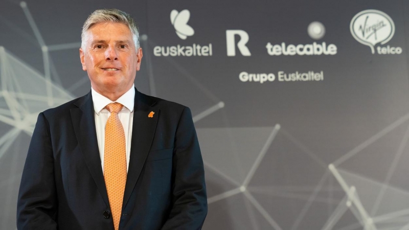 Xabier Iturbe, presidente no ejecutivo de Euskaltel. E.P.