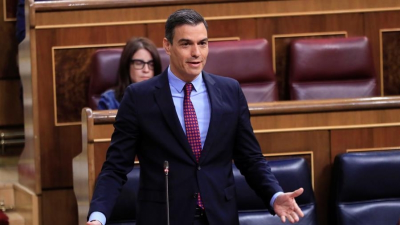 Pedro Sánchez en el Congreso