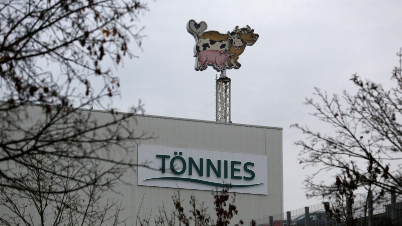 Imagen de la fábrica de Tönnies en Rheda-Wiedenbrueck, al oeste de Alemania. / REUTERS - Ina Fassbender