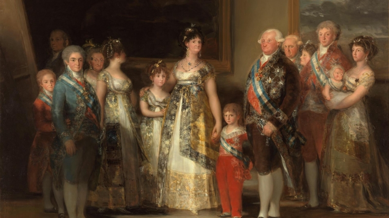 La familia de Carlos IV, obra de Francisco de Goya.