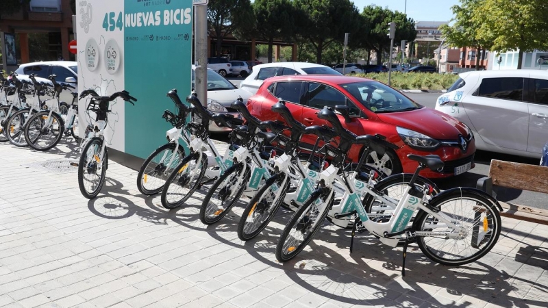 Imagen promocional de las bicicletas de BiciMAD Go. AYUNTAMIENTO DE MADRID