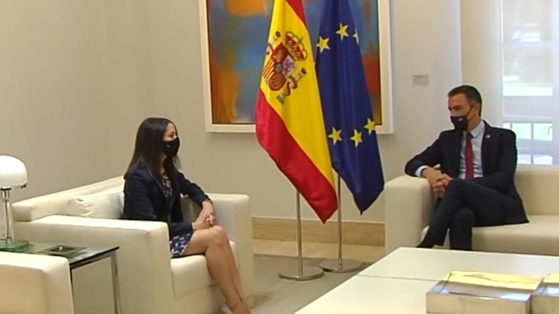 La voluntad de Cs para negociar destaca en la reunión Arrimadas-Sánchez