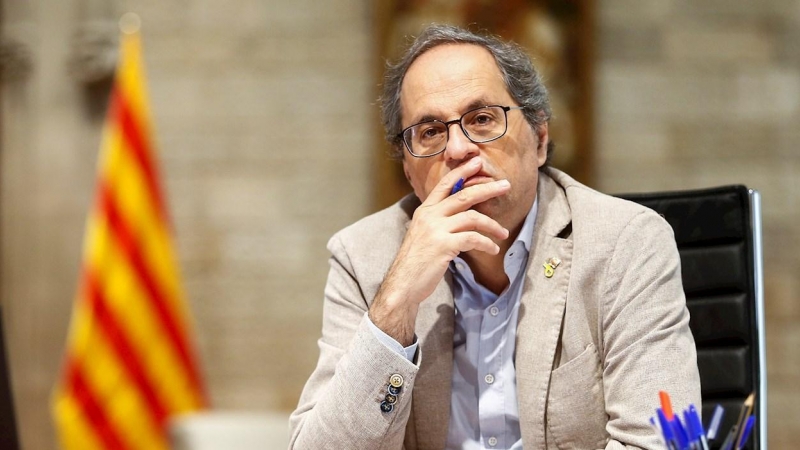 El presidente de la Generalitat, Quim Torra.- EFE/ Quique García