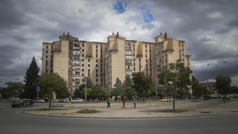 Imagen del barrio de las Tres Mil Viviendas, en Sevilla. E.P./María José López