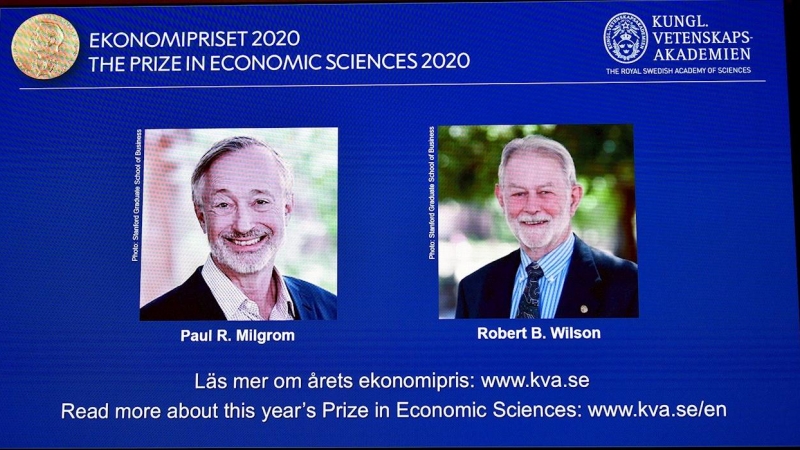 Los economistas Paul R. Milgrom y Robert B. Wilson | EFE
