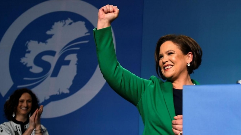 Mary Lou McDonald, líder del Sinn Féin.