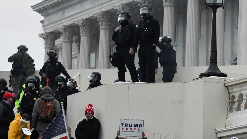 Imagen del asalto al Capitolio de Washington D.C.