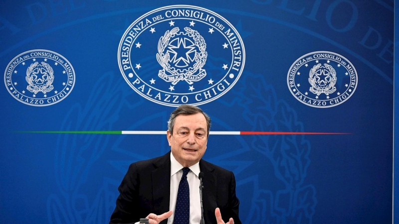 Imagen de archivo de Mario Draghi, presidente del Consejo de Ministros de Italia. - EFE