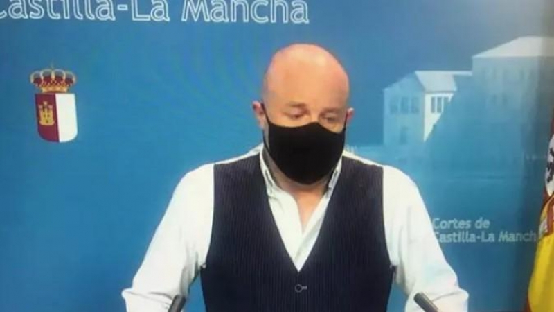 El presidente del grupo de Ciudadanos en las Cortes de Castilla-La Mancha, Alejandro Ruiz.