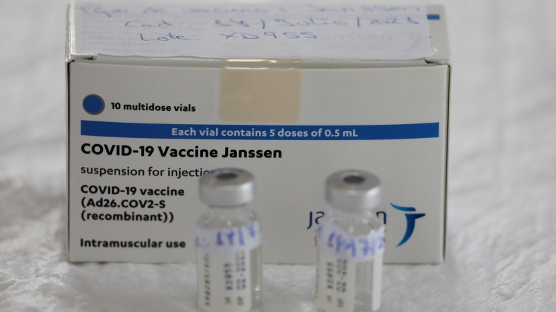 Viales de la vacuna de Janssen