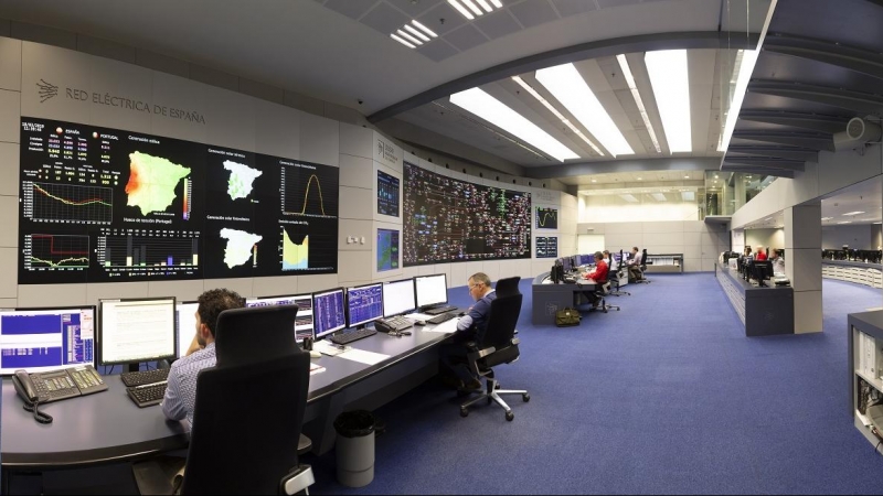 Imagen del Centro de Control Eléctrico (Cecoel) y Centro de Control de energías renovables (Cecre) de Red Eléctrica de España.