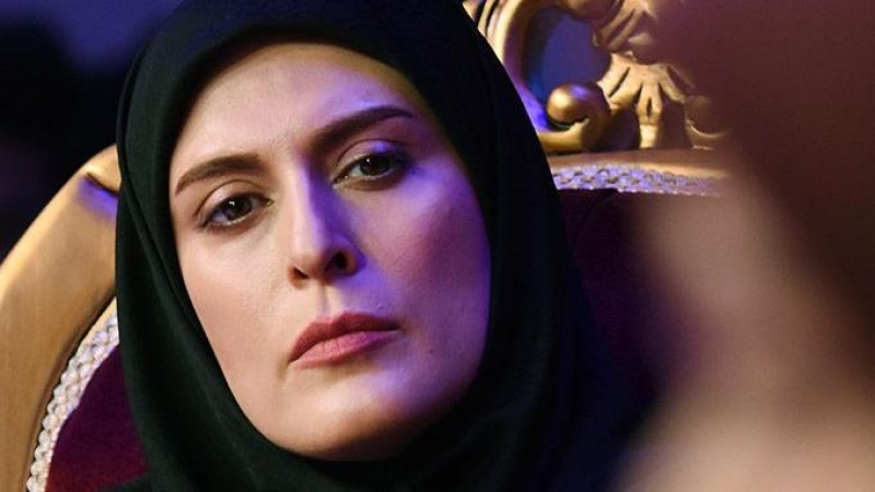 La actriz Behnaz Jafari en una secuencia de la película.