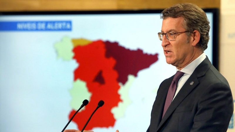 El jefe del Ejecutivo gallego, Alberto Núñez Feijóo comparece el pasado 8 de mayo.