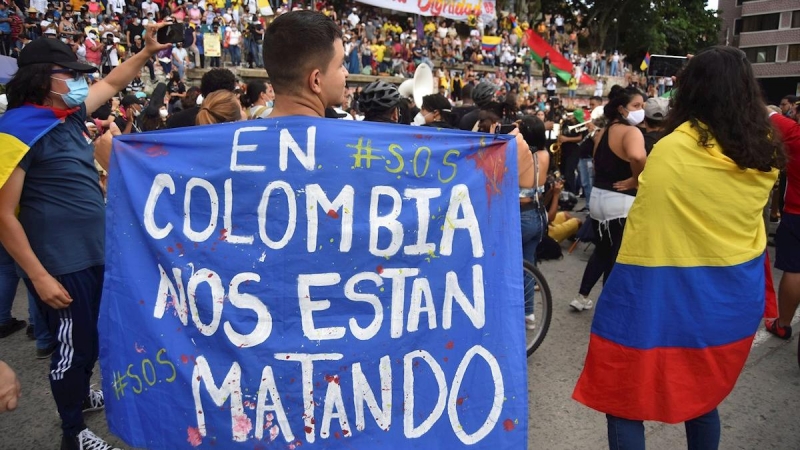 Protestas en Colombia