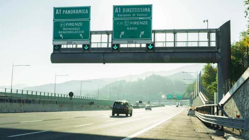 Una de las autopistas que Atlantia controla en Italia a través de su filial Autostrade. E.P.