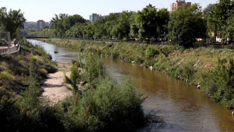 Parte del tramo del río Manzanares que ha sido regenerado, en una imagen de archivo.