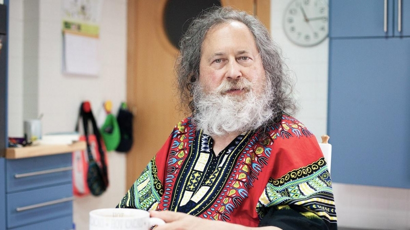 Richard Stallman, el creador del software libre, en una entrevista con 'Público'.