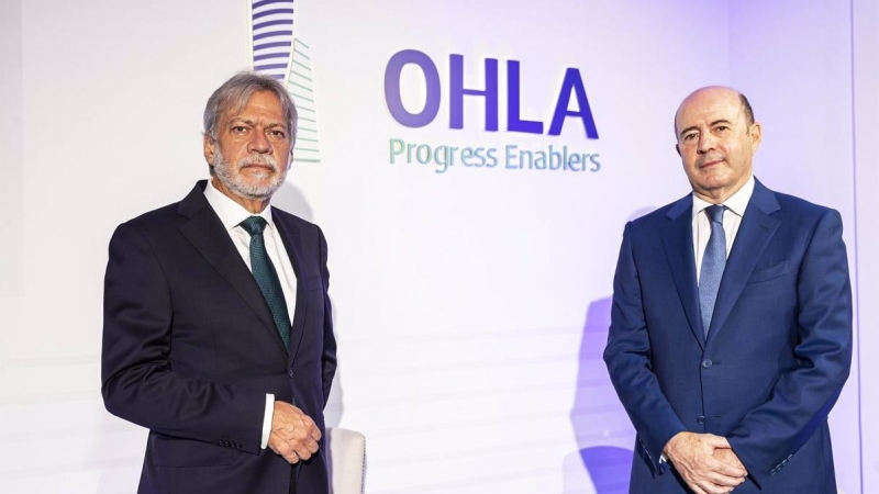 Luis Amodio, presidente de OHLA, y José Antonio Fernández Gallar, consejero delegado de la constructrora.