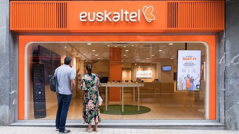 Una tienda de Euskaltel.