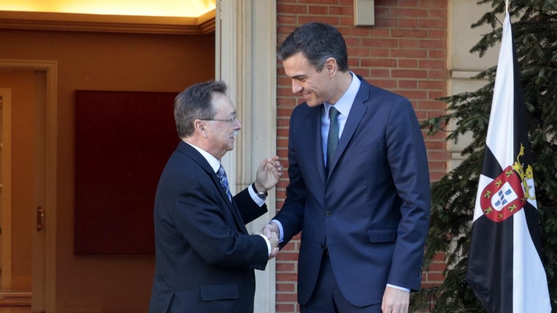 Pedro Sánchez recibe al presidente de Ceuta