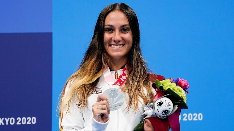 31/08/2021 Sarai Gascón, medalla de plata en los 100 metros estilos, clase S9 de discapacitados físicos