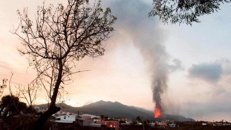 Erupción del volcán de La Palma.