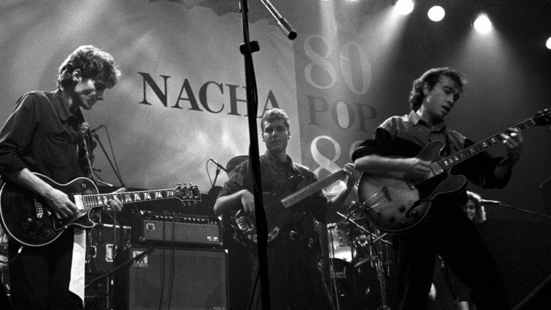 Concierto de Nacha Pop en Jácara Plató Madrid celebrado en octubre de 1988.