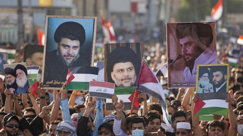 Los partidarios del clérigo chií iraquí Muqtada al-Sadr