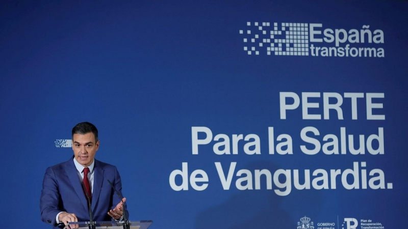 15/11/2021 El presidente del Gobierno, Pedro Sánchez interviene en la presentación de los Proyectos Estratégicos para la Recuperación y Transformación Económica (PERTE)