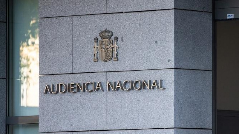 Entrada a la Audiencia Nacional a 7 de octubre de 2021, en Madrid. Foto de archivo.