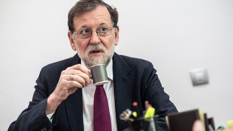 El expresidente del Gobierno Mariano Rajoy en una entrevista con Efe el 3 de diciembre de 2021.