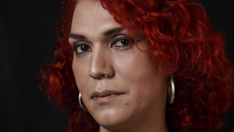 Vicky, refugiada transgénero hondureña.