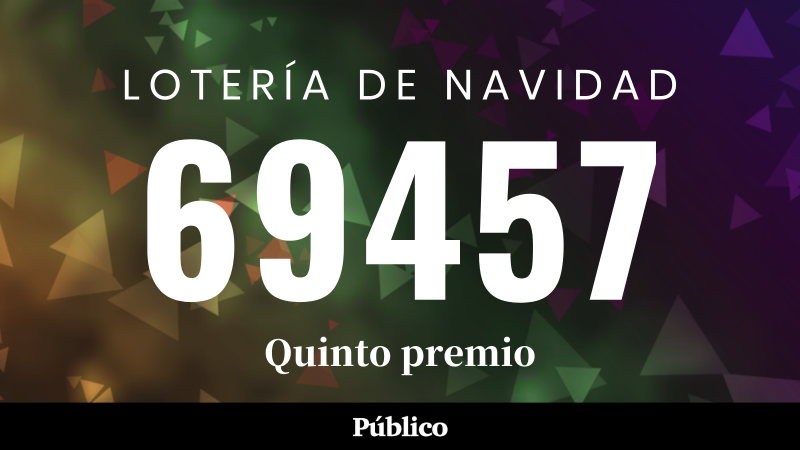 69.457, otro quinto premio.