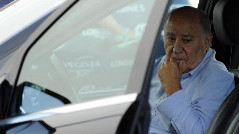 El fundador y principal accionista de Inditex, Amancio Ortega, en una imagen de julio de 2016, en  A Coruna. AFP/Miguel Riopa