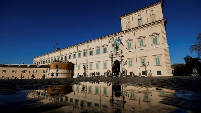 Vista del Palacio Quirinale, sede la Presidencia de la República de Italia. REUTERS/Yara Nard