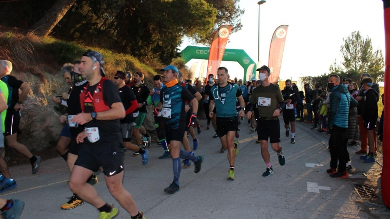 19/12/2021 - Una imatge de la sortida de la Mitja Marató de Collserola, organitzada pel Centre Excursionista de Catalunya i celebrada al desembre.