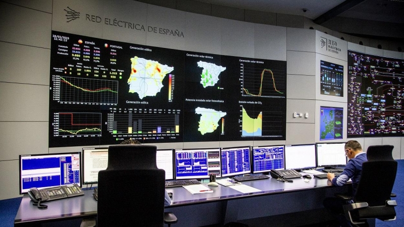 Centro de Control Eléctrico (Cecoel) y Centro de Control de energías renovables (Cecre) de Red Eléctrica de España.