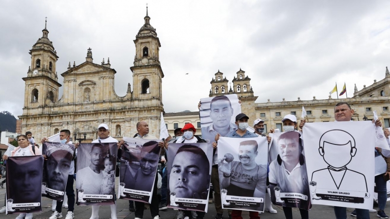 (07/03/2022) Exguerrilleros llegan a Bogotá para pedir que acabe la violencia contra ellos