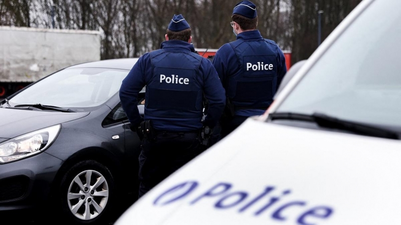 La Policía belga, en una imagen de archivo