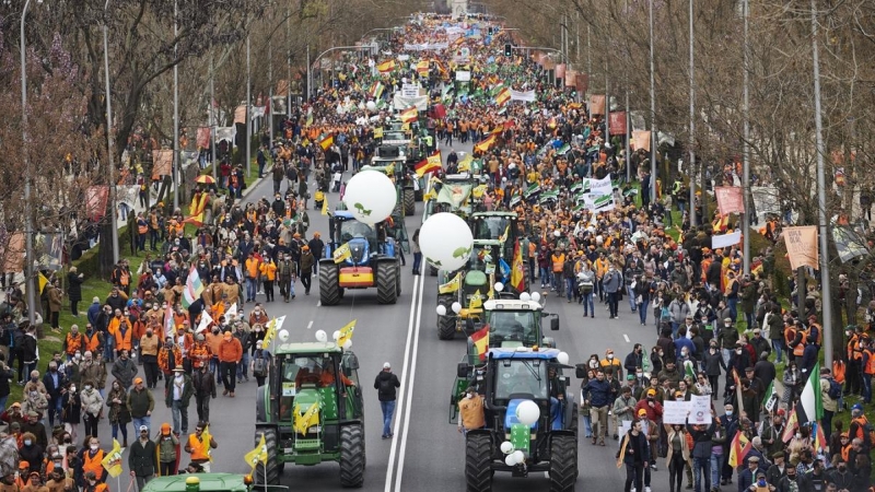 20/03/2022 La manifestación en defensa del mundo rural que ha tenido lugar este domingo en Madrid