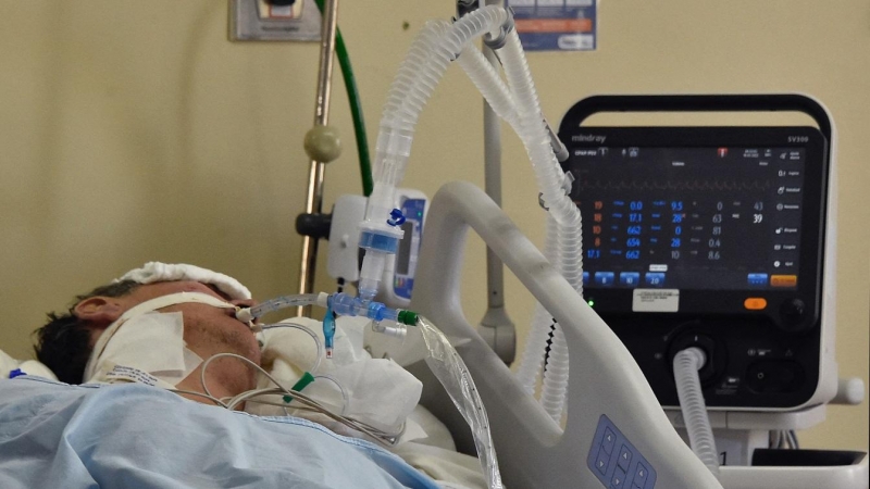 23/3/22-Paciente en un hospital de Quito (Ecuador), a 19 de enero del 2022.