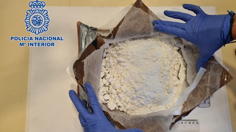 Cocaína intervenida en la operación 'Navajo', en la que se desarticuló una organización criminal dedicada al tráfico de drogas.