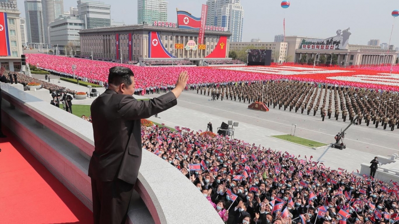 15/04/2022 Kim Jong-un participa en los actos con motivo del nacimiento de su abuelo y fundador del país, Kim Il-sung