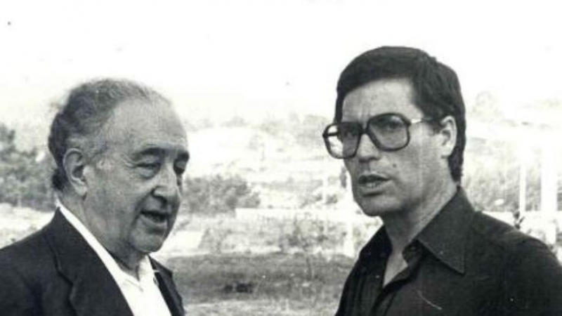 18/4/22 Antonio Rosón con José Luís Meilán Gil.