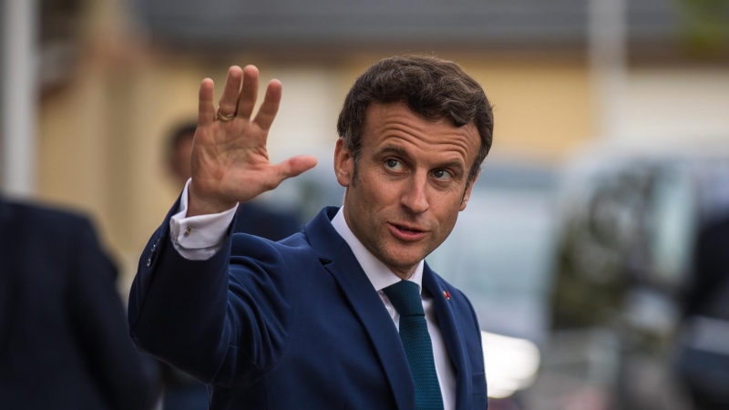 05/05/2022. El presidente de Francia, Emmanuel Macron, durante su visita al Hospital Militar de Clamart, a 28 de abril de 2022.