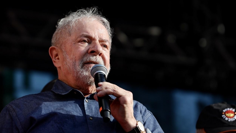 06/05/2022  El expresidente brasileño Luiz Inácio Lula da Silva en Sao Paulo, Brasil, a 4 de mayo de 2022.