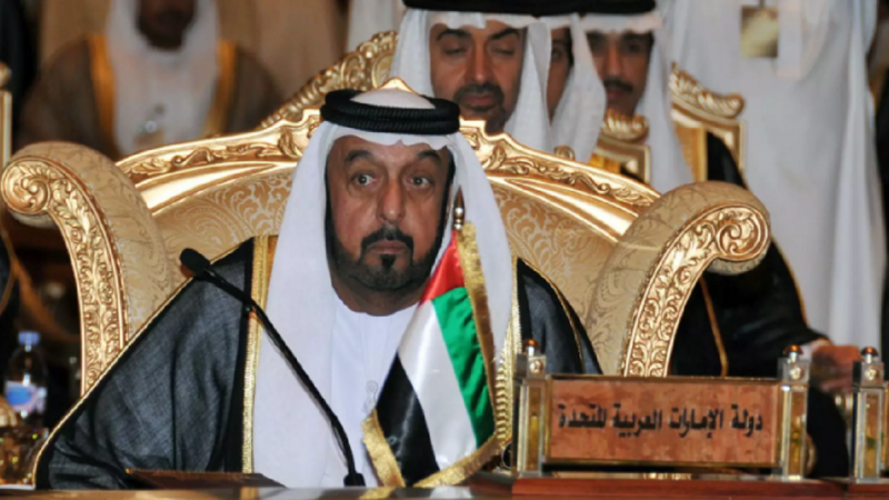 El emir de Abu Dabi y presidente de Emiratos Árabes Unidos (EAU), Jalifa bin Zayed al Nahyan, en una imagen de archivo