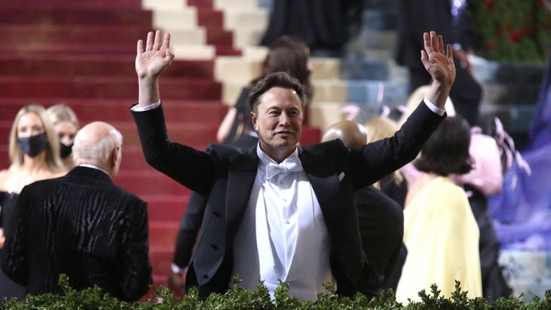 17/05/2022. Elon Musk a su llegada a la 'Met Gala' celebrada en el Museo Metropolitano de Nueva York, a 2 de mayo de 2022.