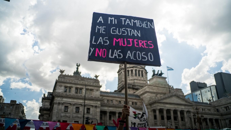 03/06/2022 - Imagen de archivo de la marcha 'Ni Una Menos' en Buenos Aires, (Argentina).